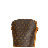 ルイ ヴィトン モノグラム ドルーオ 斜め掛け ショルダーバッグ M51290 ブラウン PVC レザー レディース LOUIS VUITTON 【中古】